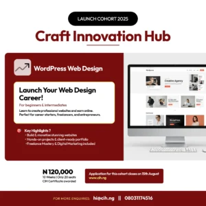 wordpress design flier