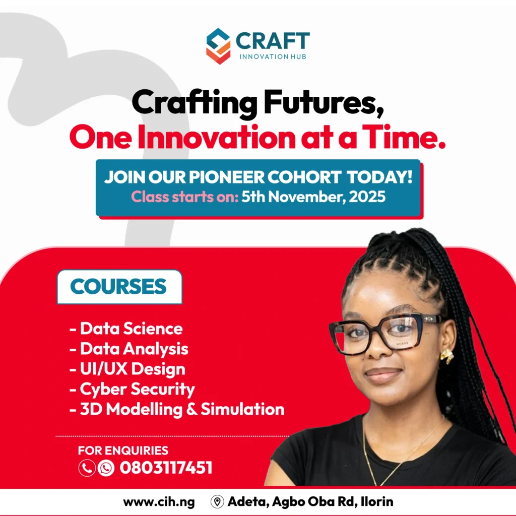 Craft Innovation Hub November Training Cohort