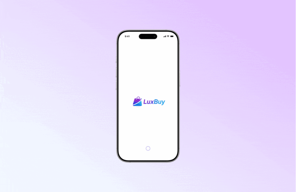 LuxBuy onboarding and sign up UI case study