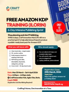free Amazon KDP training in Ilorin